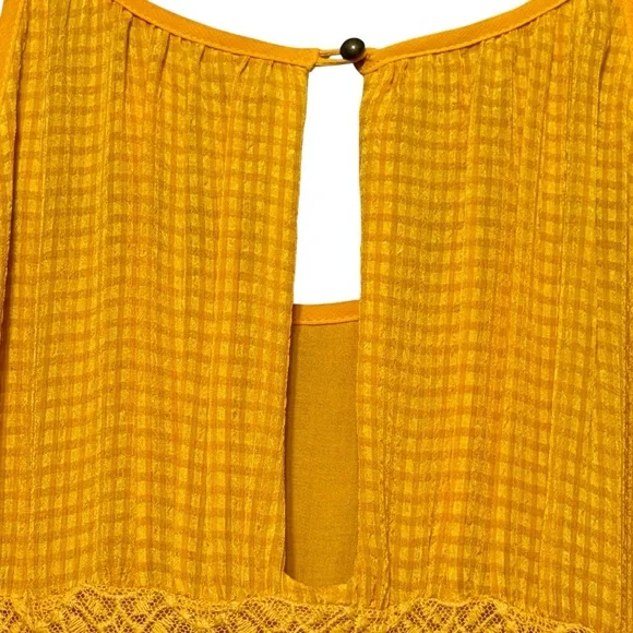 HD in Paris | Anthropologie Villanelle Lace Midi Length Sleeveless Dress Small - Picture 9 of 11